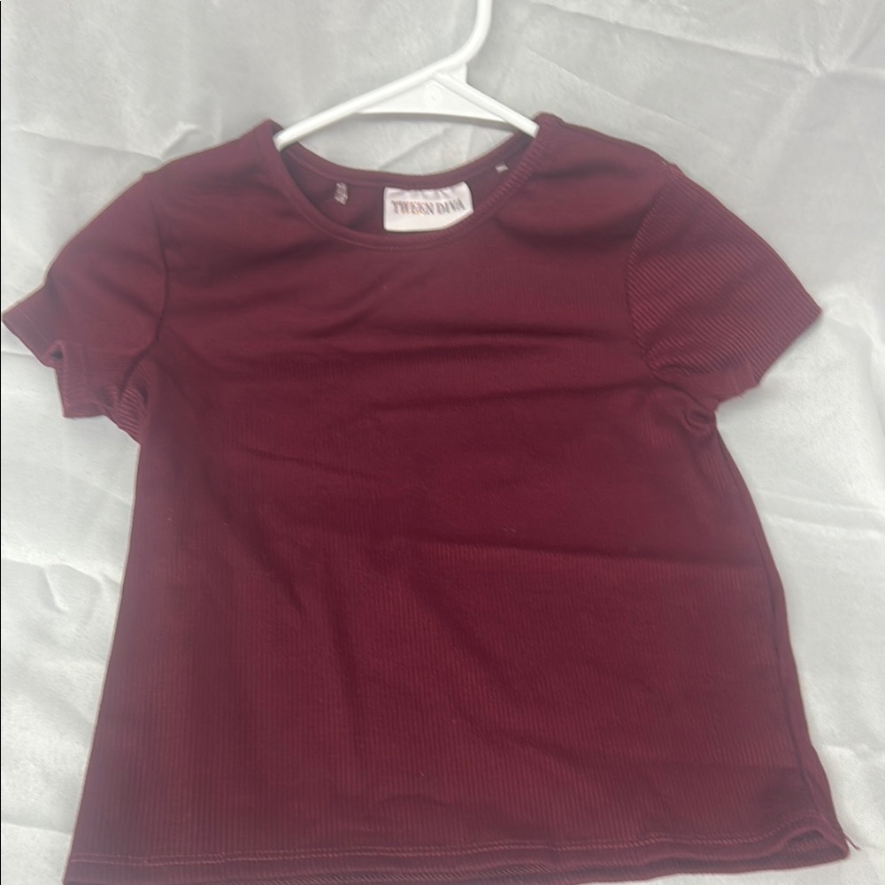 Kids Maroon T-Shirt